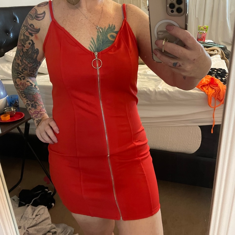 Red Club Dress Sexy Bodycon Dress Festival Dress